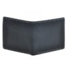 Gentleman black genuine leather wallets for boy stylish