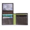 Gentleman Pure Leather Long Purse for Men Green